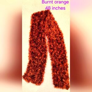 Homemade boa wool scarf